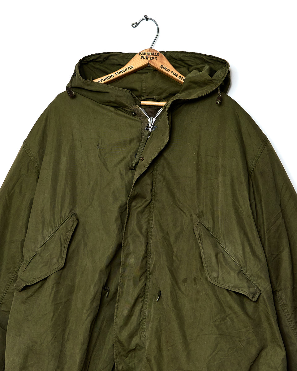 Navy fishtail clearance parka