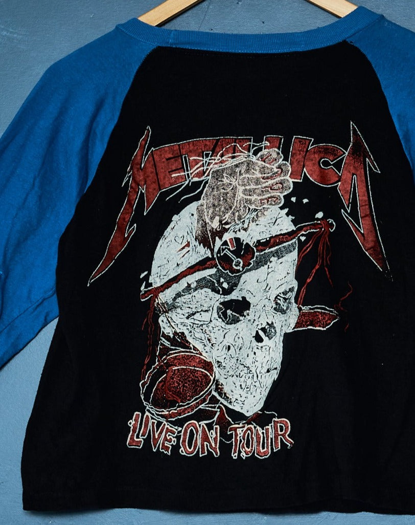 metallica raglan shirt