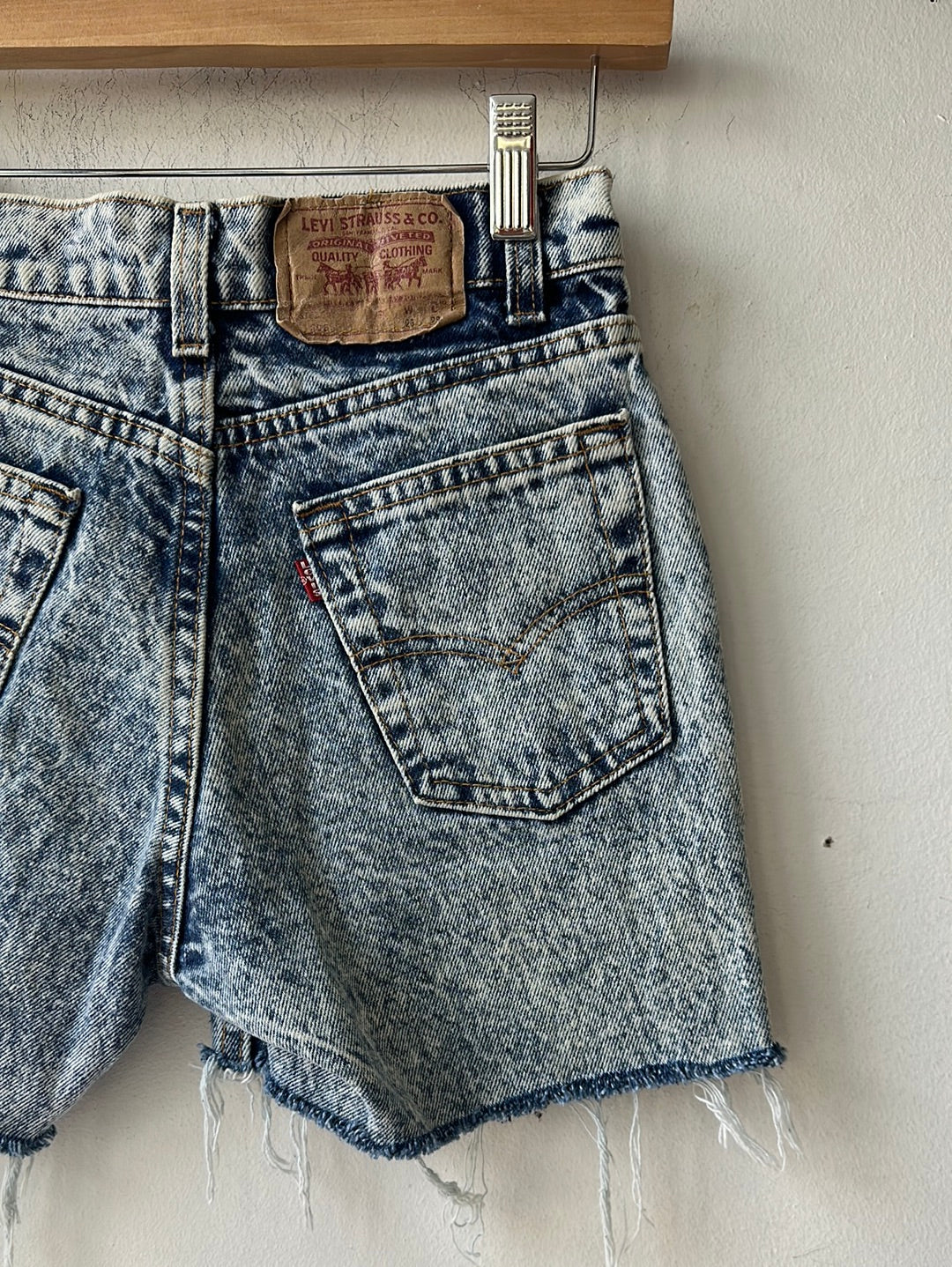 Levi s 505 Denim Shorts 25 Coffee and Clothing