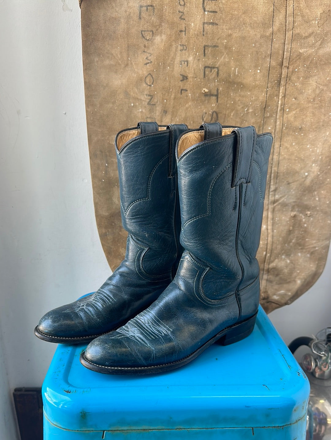 Navy Blue popular Roper Cowboy Boots