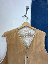 Load image into Gallery viewer, 1970s Sears Suede Shearling Vest
