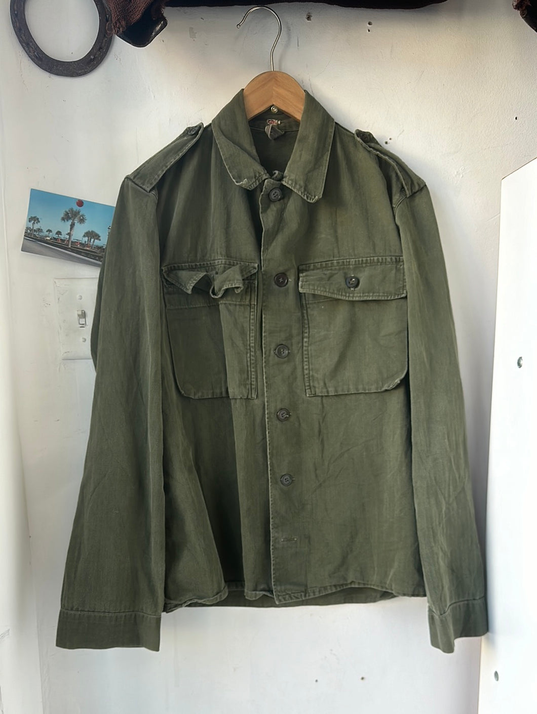 1960s Dutch HBT Fatigue Shirt