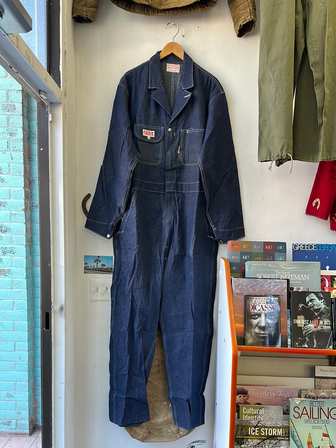 Vintage 50s Power House Sanforized Denim shops Overalls