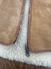 Load image into Gallery viewer, 1970s Suede Shearling Vest
