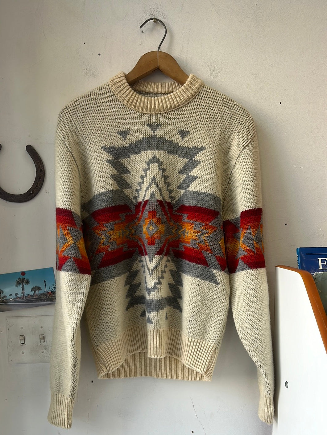 1970s Pendleton Aztec Crewneck Sweater