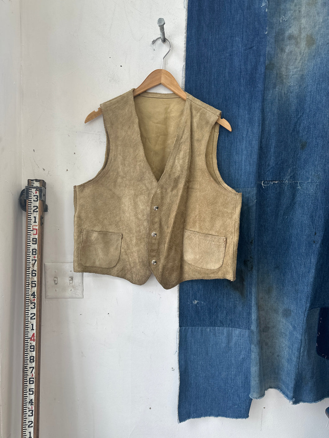 1970s Suede Welding Vest