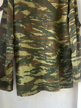 Load image into Gallery viewer, 1980s Greek Lizard Camo Shirt - Large Long
