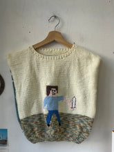 Load image into Gallery viewer, 1980s Video Game Crewneck Cutoff Sweater
