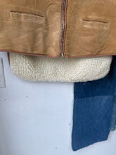 Load image into Gallery viewer, 1970s Suede Shearling Vest
