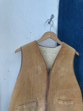 Load image into Gallery viewer, 1970s Suede Shearling Vest
