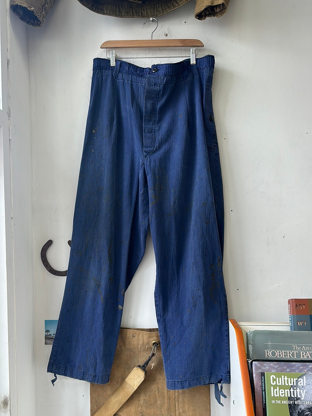 European Herringbone Chore Trousers - 36x30