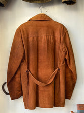 Load image into Gallery viewer, 1950s DuPont Quilon Suede Coat
