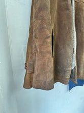 Load image into Gallery viewer, 1960s Sears Leather Shearling Coat
