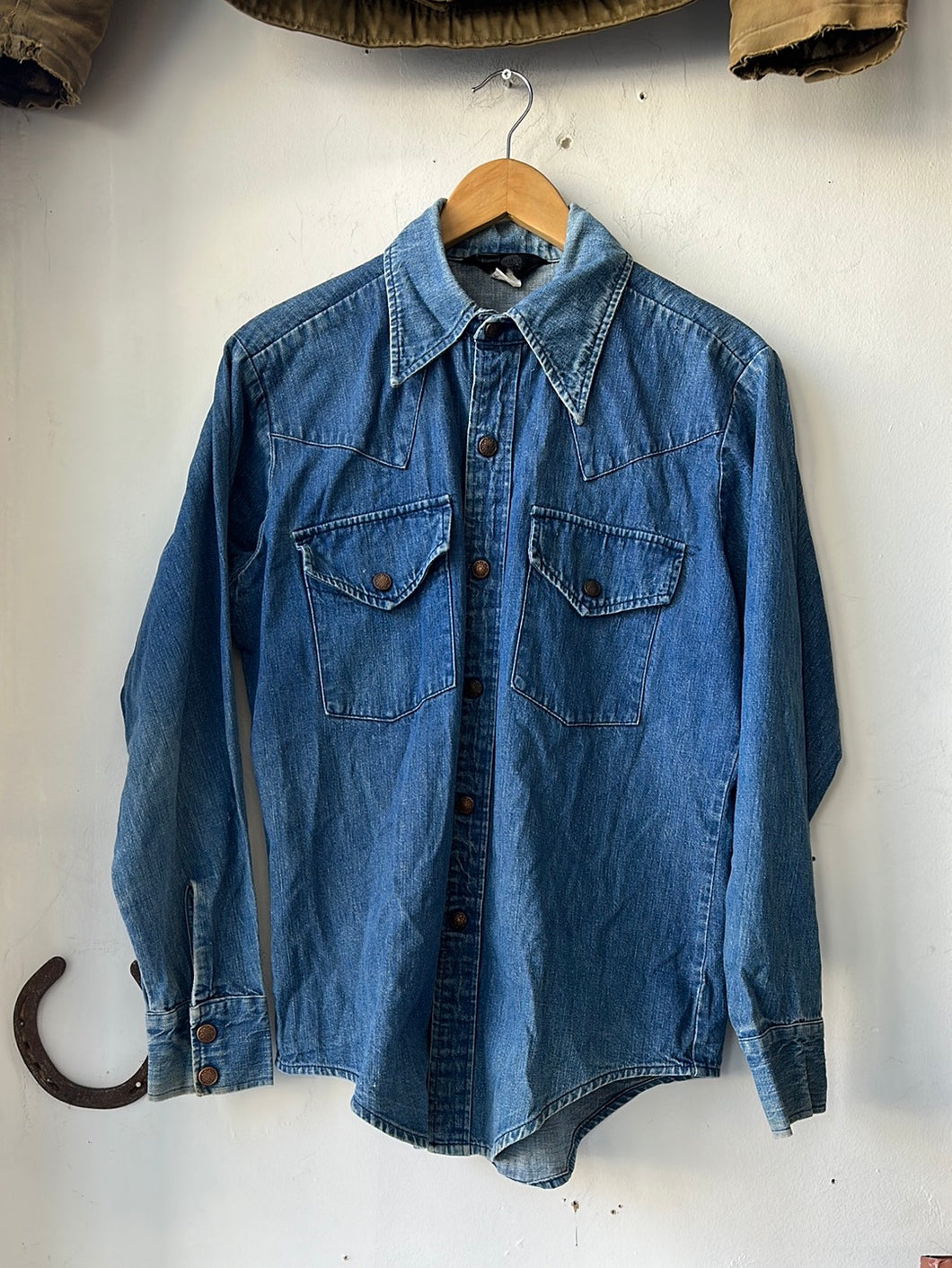 1970s Montgomery Ward Denim Shirt