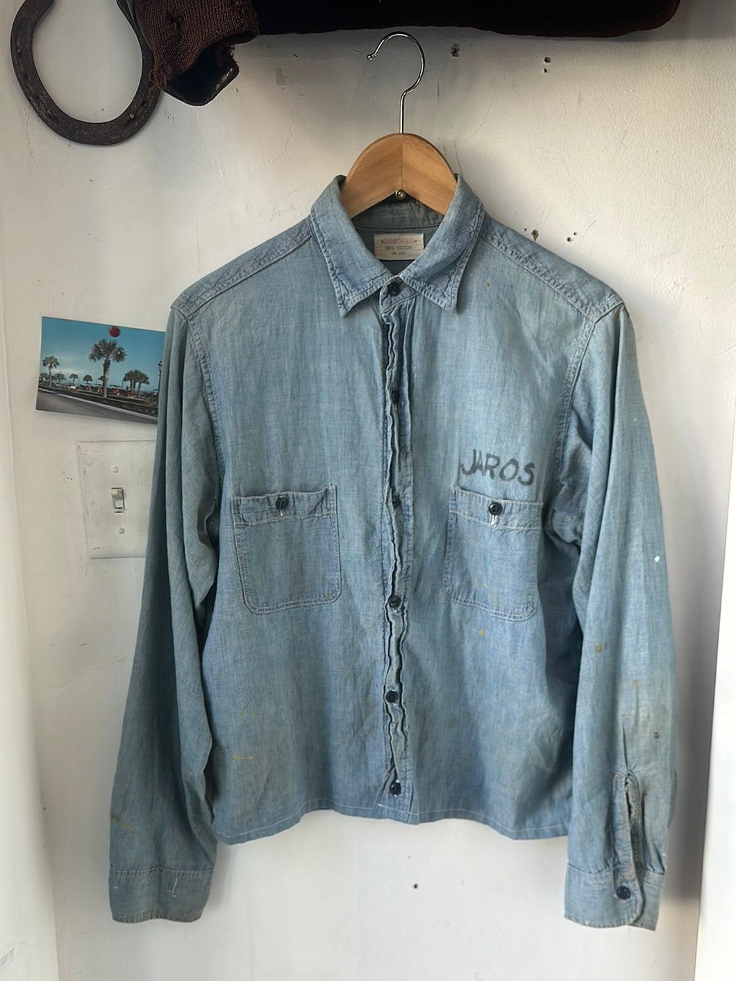 1960s USN Chambray Long Sleeve