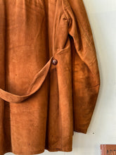 Load image into Gallery viewer, 1950s DuPont Quilon Suede Coat
