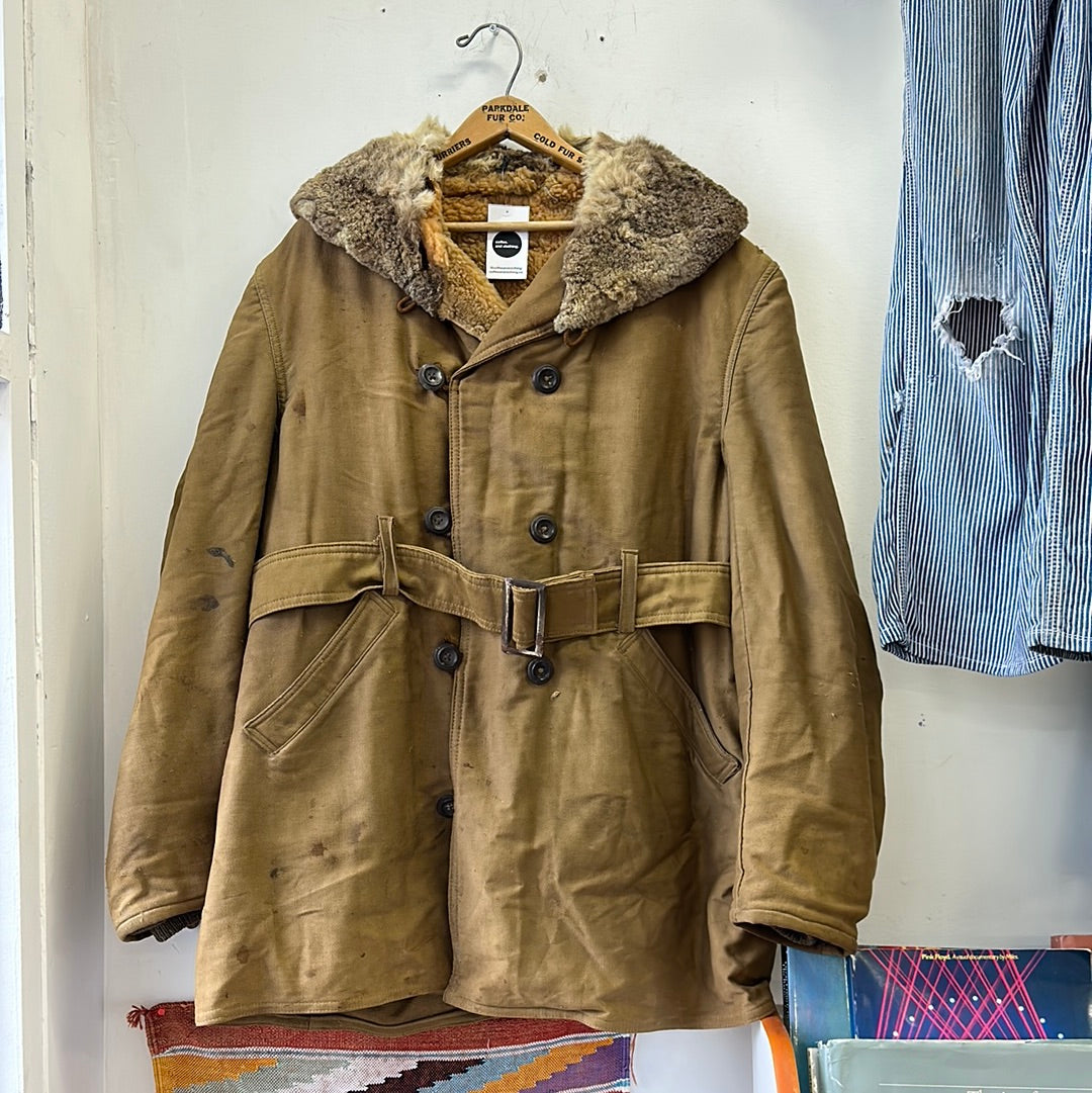 1940s Shearling Mackinaw Jacket - 42/44 – Coffee and Clothing