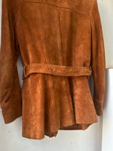 Load image into Gallery viewer, 1970s Belted Leather Suede Jacket
