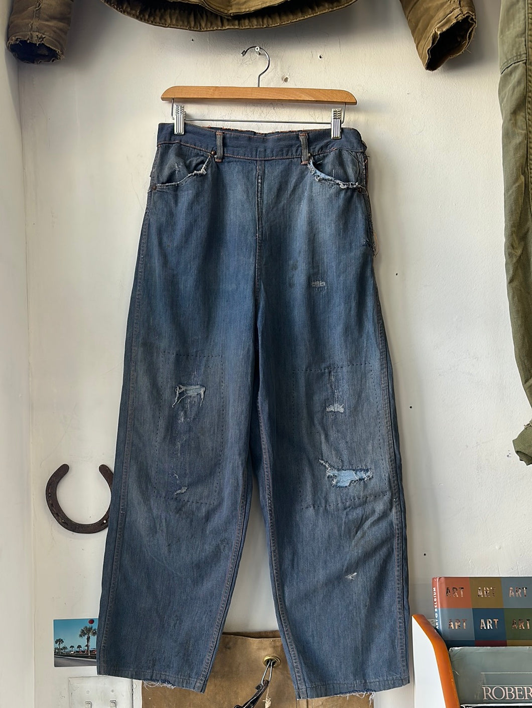 1950s Ranch Craft Side Zip Denim 29×26.5