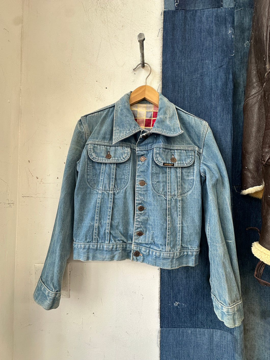 1960s Roadrunner Flannel Lined Denim Jacket