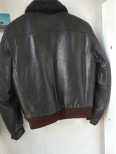 Load image into Gallery viewer, 1970s Shearling Leather Flight Jackett
