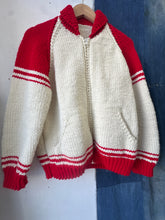 Load image into Gallery viewer, 1970s Cowichan Sweater - Hockey
