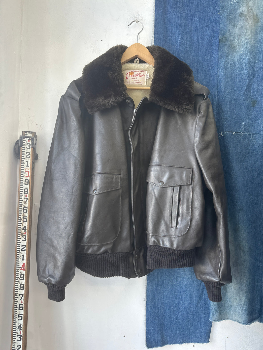 1960s/70s Excelled A-2 Leather Jacket - 50 R