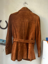 Load image into Gallery viewer, 1970s Belted Leather Suede Jacket
