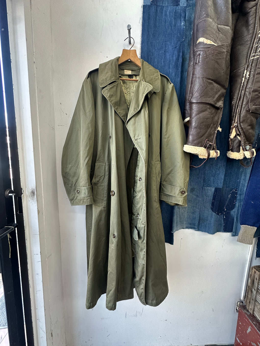 1946 U.S.Army Field Overcoat O.D.7 - Medium Long