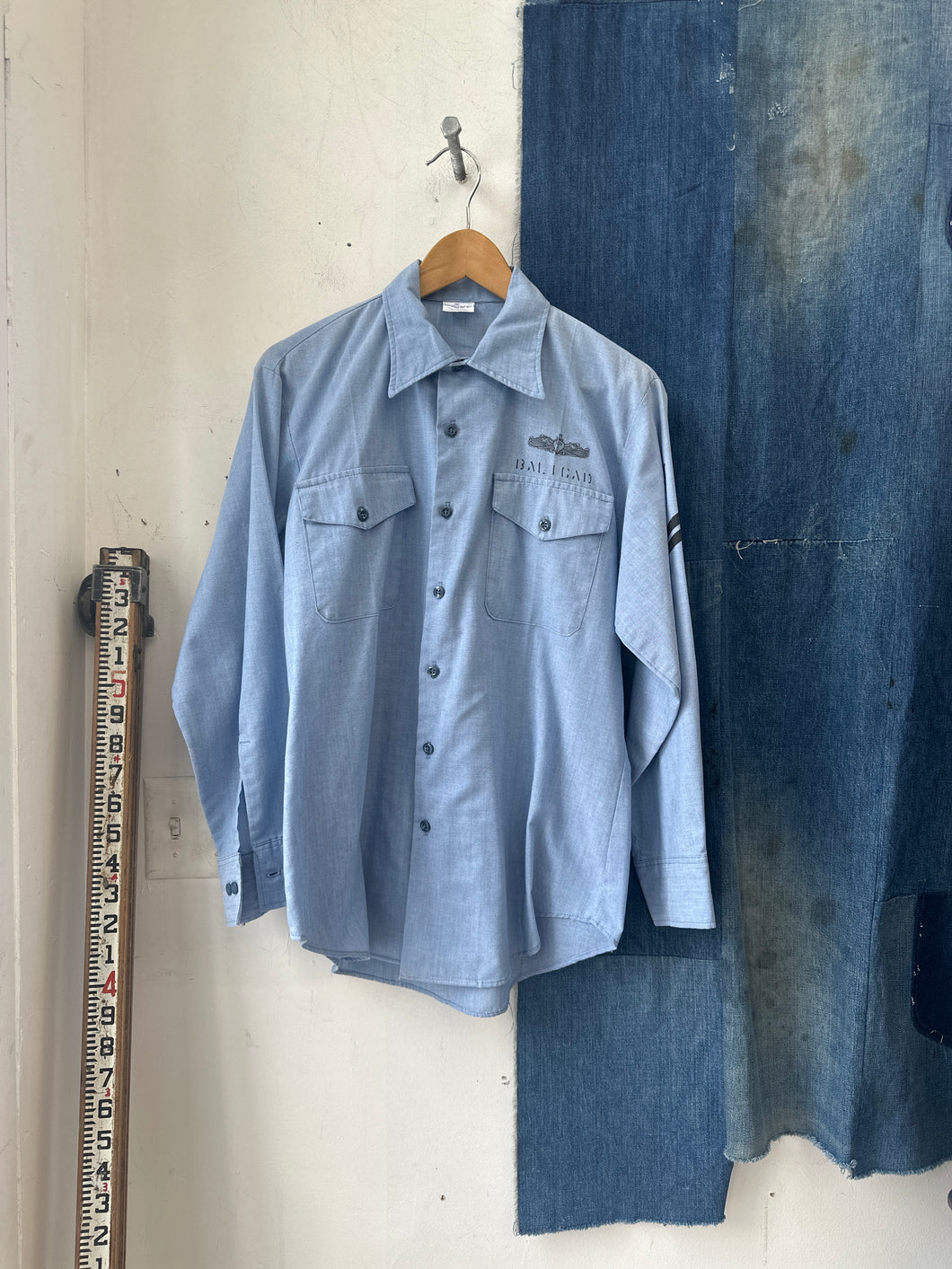 1970s USN Chambray Long Sleeve