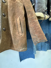 Load image into Gallery viewer, 1960s Sears Leather Shearling Coat
