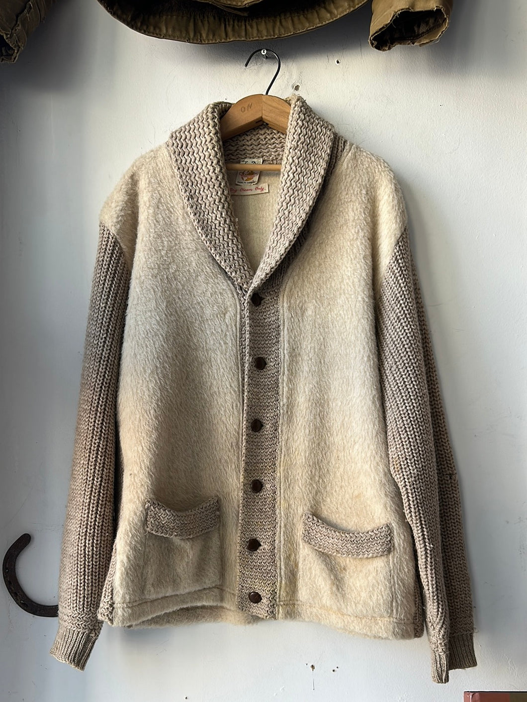 1960s Alpaca Cardigan