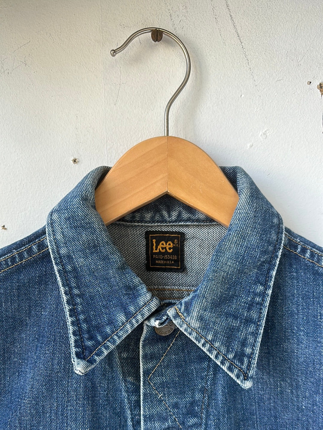 1970s Lee Sanforized Denim Jacket Coffee and Clothing