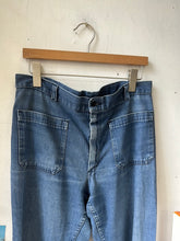 Load image into Gallery viewer, 1980s USN Denim 33”x28.5”
