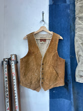 Load image into Gallery viewer, 1960s Mexican Suede Shearling Vest
