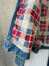 Load image into Gallery viewer, 1960s Roadrunner Flannel Lined Denim Jacket
