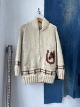 Load image into Gallery viewer, 1960s Curling Sweater - Horses
