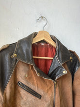 Load image into Gallery viewer, 1960s/70s Mixed Suede Leather Moto Jacket
