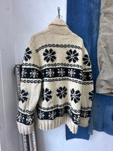 Load image into Gallery viewer, 1960s Curling Sweater - Snowflakes
