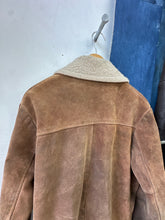 Load image into Gallery viewer, 1960s Sears Leather Shearling Coat
