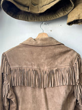 Load image into Gallery viewer, 1960s Excelled Suede Fringe Jacket
