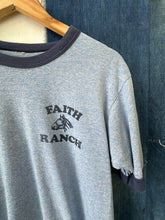 Load image into Gallery viewer, 1980s Faith Ranch Ringer Tee
