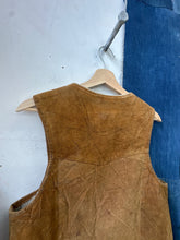 Load image into Gallery viewer, 1960s Mexican Suede Shearling Vest
