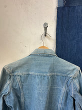 Load image into Gallery viewer, 1960s Roadrunner Flannel Lined Denim Jacket
