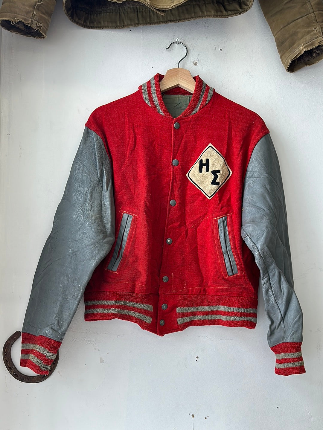 Letterman on sale jacket 1950s