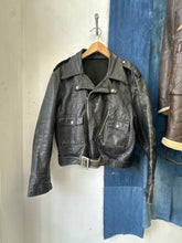 Load image into Gallery viewer, 1960s Cowhide Motorcycle Jacket
