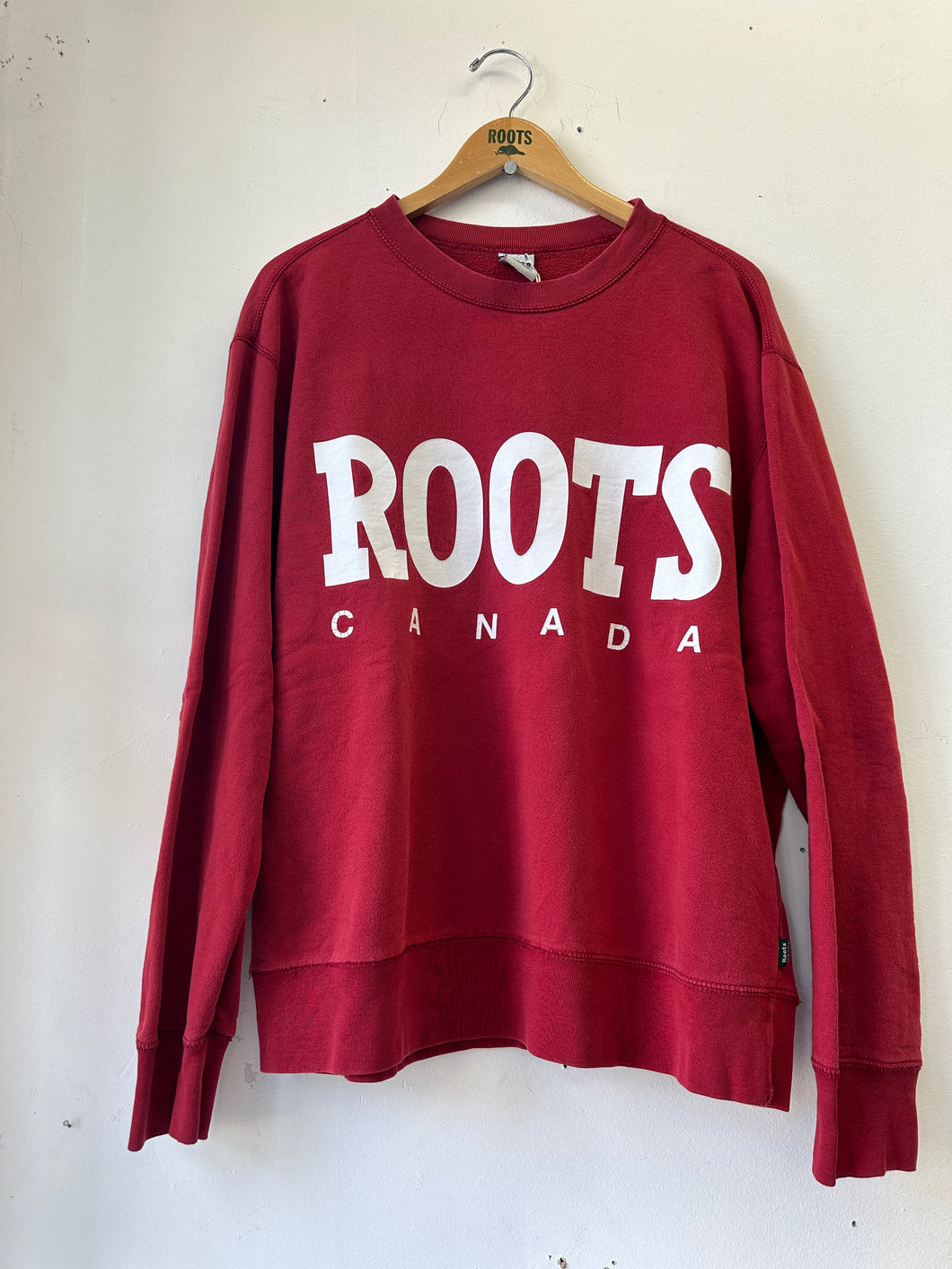 90s Roots Logo Crewneck Large