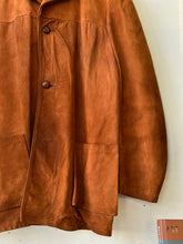 Load image into Gallery viewer, 1950s DuPont Quilon Suede Coat
