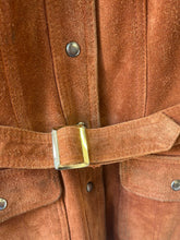 Load image into Gallery viewer, 1970s Belted Leather Suede Jacket
