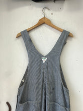 Load image into Gallery viewer, 1960s/&#39;70s OshKosh B’gosh Hickory Stripe Union Made Sanforized Overalls
